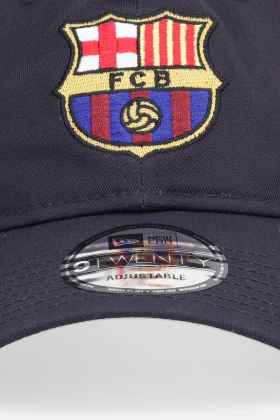 New Era șapcă de baseball din bumbac NEW ERA x FC BARCELONA 60846900 bleumarin SS26