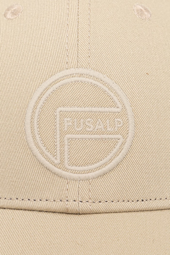Fusalp czapka baseballowa bawełniana H3701 beżowy SS26