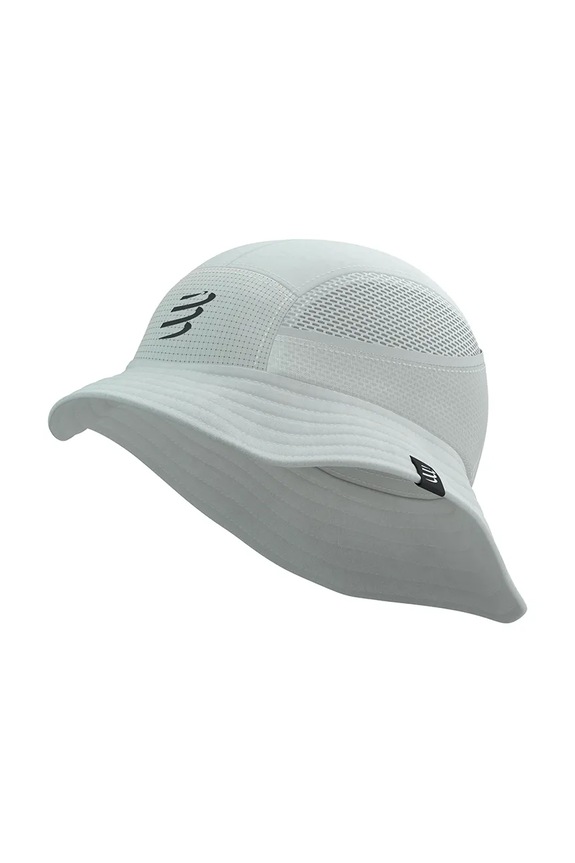 Compressport καπέλο με γείσο Icebob λευκό XHWU1046