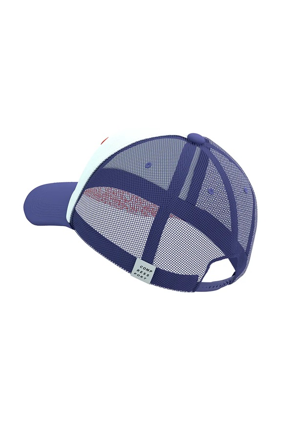 Compressport Καπέλο trucker από βαμβάκι μωβ XHWU4195