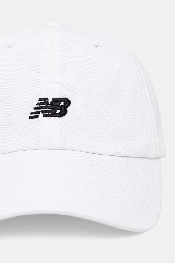 New Balance kapa sa šiltom pamučna LAH51004WT bijela SS26