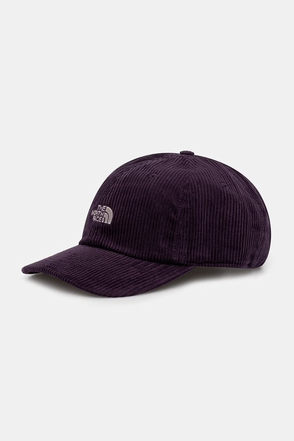 The North Face czapka z daszkiem bawełniana Norm fioletowy NF0A8CGKNHB1