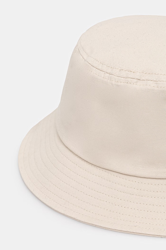Café Kitsuné cotton hat beige QU06101WA0035