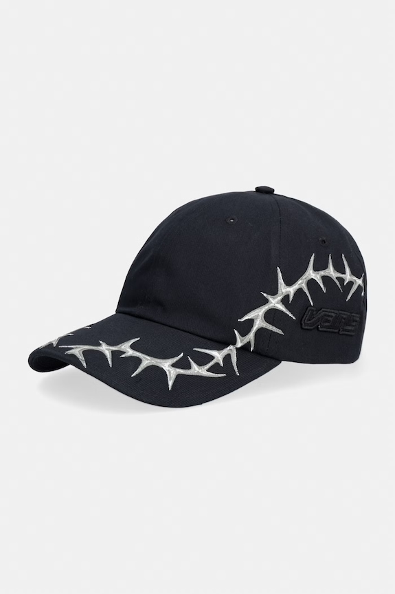 Vans șapcă pentru femei, din bumbac negru VN000T39BLK1