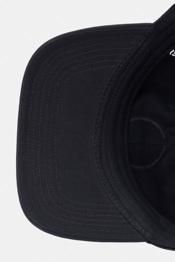 Βαμβακερό καπέλο του μπέιζμπολ Converse μαύρο MA5708