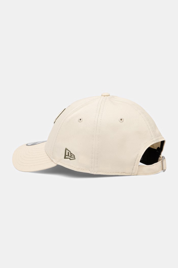 New Era șapcă de baseball din bumbac OUTLINE 9FORTY® bej 60771712