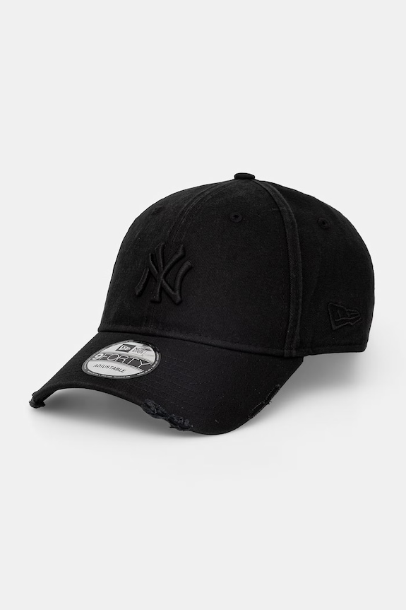 Bavlnená šiltovka New Era WASH DISTRESS 9FORTY® bavlna čierna 60771831
