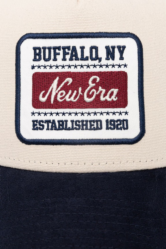 New Era șapcă de baseball din bumbac PATCH SUEDE E-FRAME 60771797 bej SS26