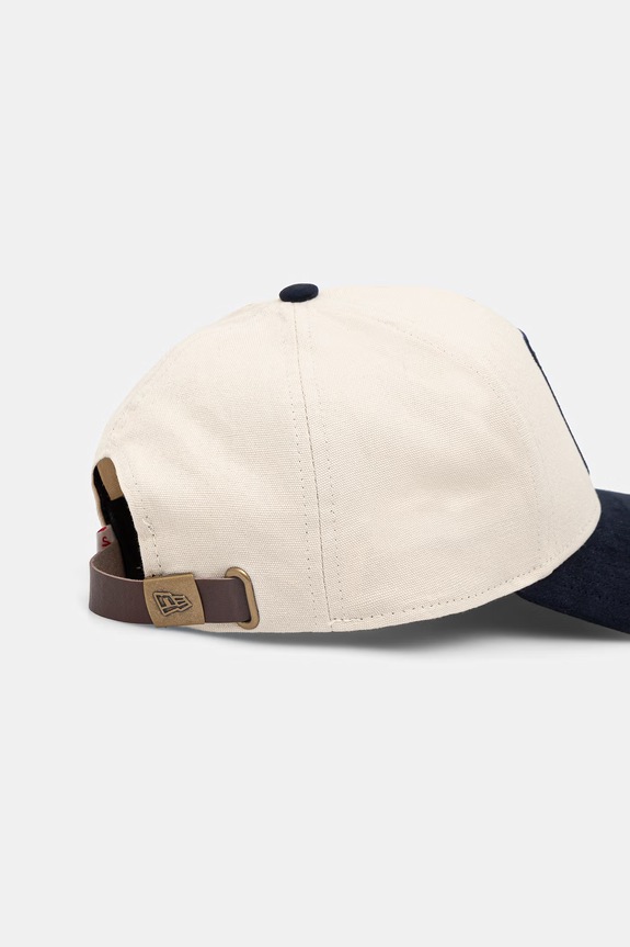 Accesorii New Era șapcă de baseball din bumbac PATCH SUEDE E-FRAME 60771797 bej