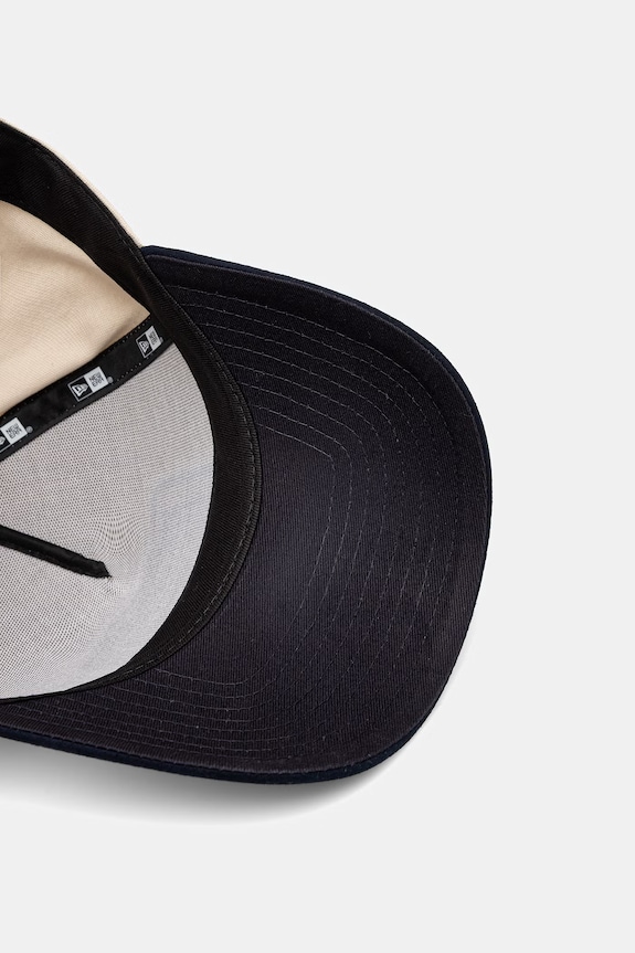 New Era șapcă de baseball din bumbac PATCH SUEDE E-FRAME bej 60771797
