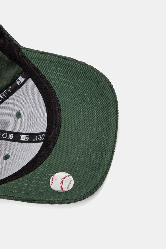 New Era șapcă de baseball din bumbac CORD 9FORTY® MC 60771825 verde