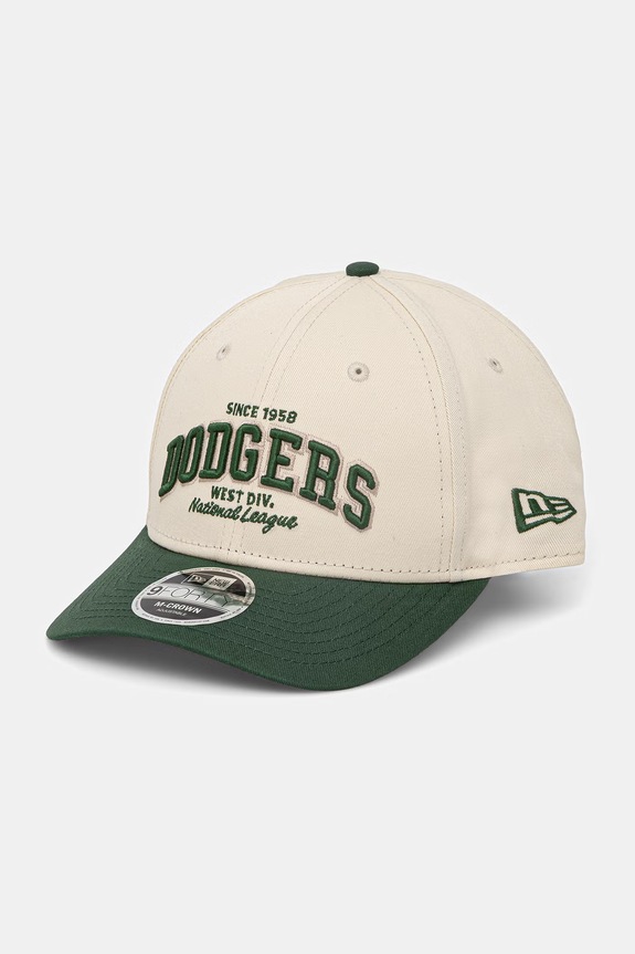 New Era șapcă de baseball din bumbac WORDMARK 9FORTY® MC imprimeu bej 60771814