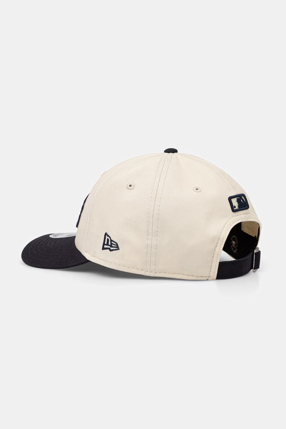 New Era șapcă de baseball din bumbac WORDMARK 9FORTY® MC bej 60771808