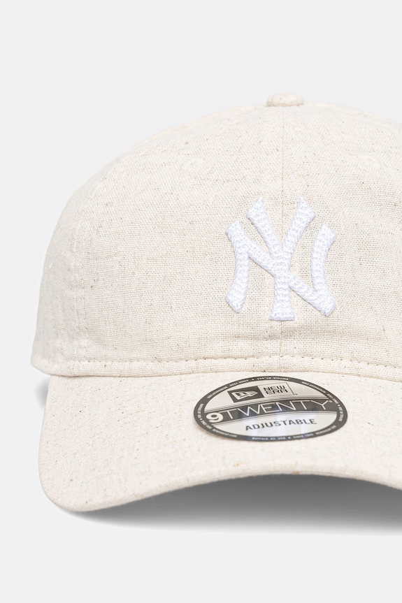 New Era bejzbalová čiapka s prímesou ľanu LINEN 9TWENTY® 60771832 béžová SS26