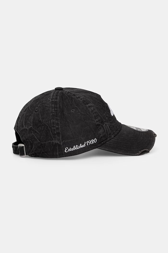 Accesorii New Era șapcă de baseball din bumbac PIGMENT WASH 9TWENTY® AF 60771876 negru