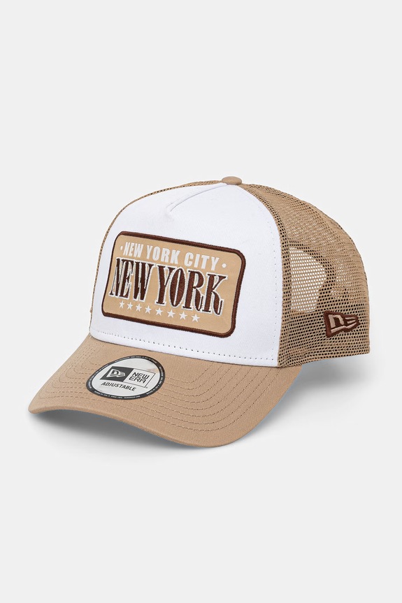 New Era șapcă LOCATION PATCH TRUCKER altele bej 60771861