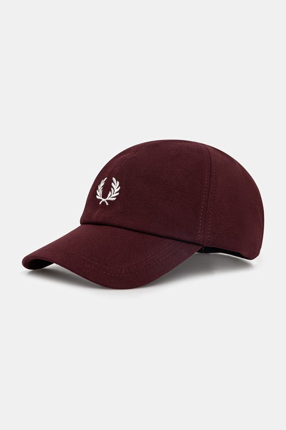 Fred Perry aplikacja bordowy HW2295