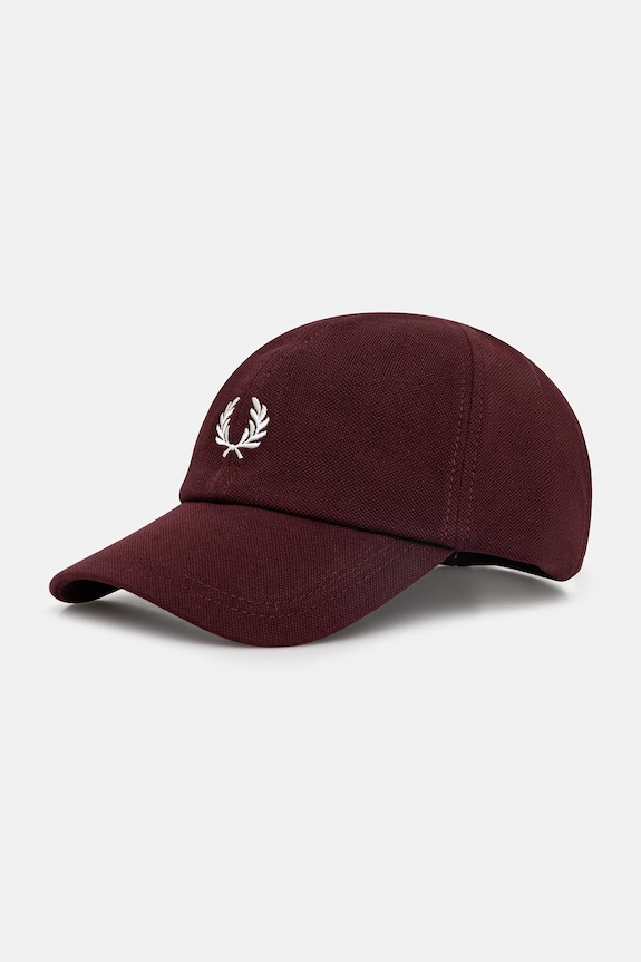 Fred Perry aplikacja bordowy HW2295