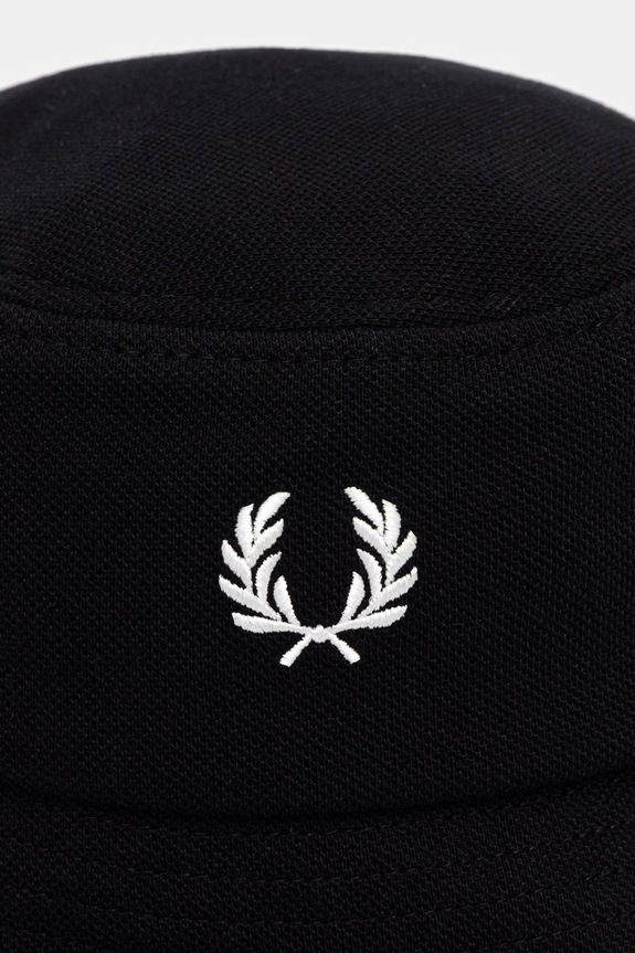 Fred Perry bucket hat męski bawełniany HW2296 czarny SS26
