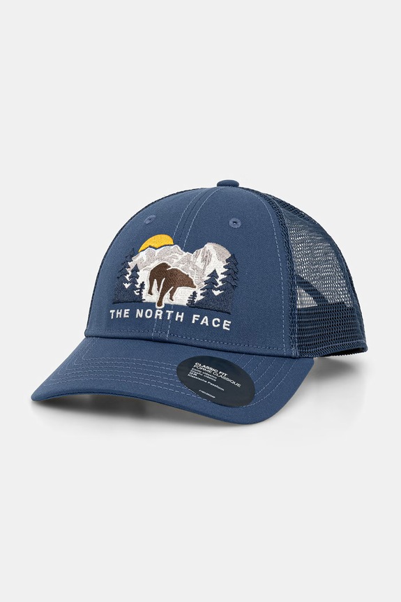 The North Face șapcă trucker Embroidered Mudder Trucker albastru NF0A7WH3OF51