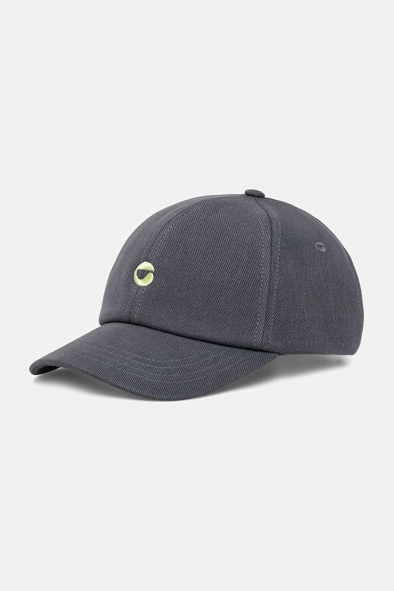 Coperni C Logo czapka z daszkiem bawełniana szary COPHT02000