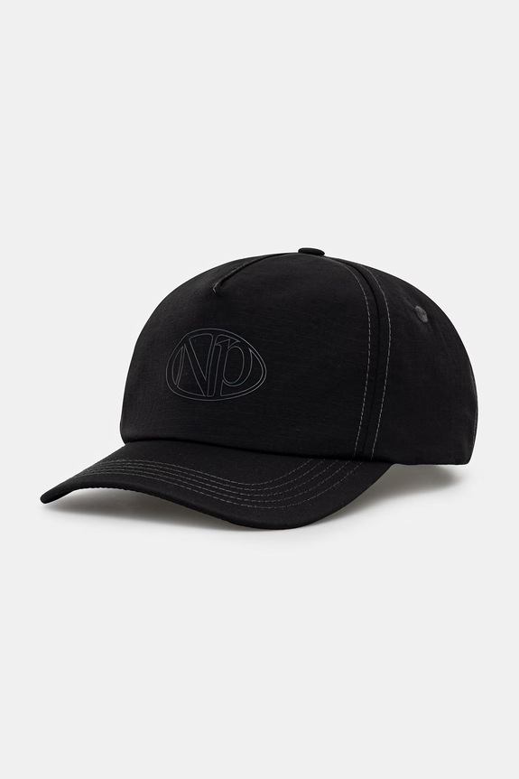 No Problemo baseball cap bawełniana czarny NP9000505