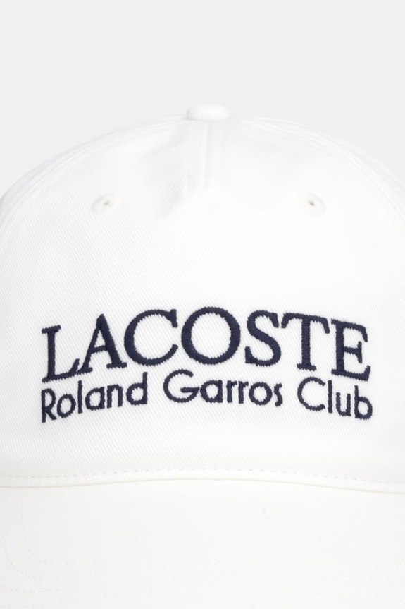 Lacoste șapcă din bumbac RK0378 bej SS26