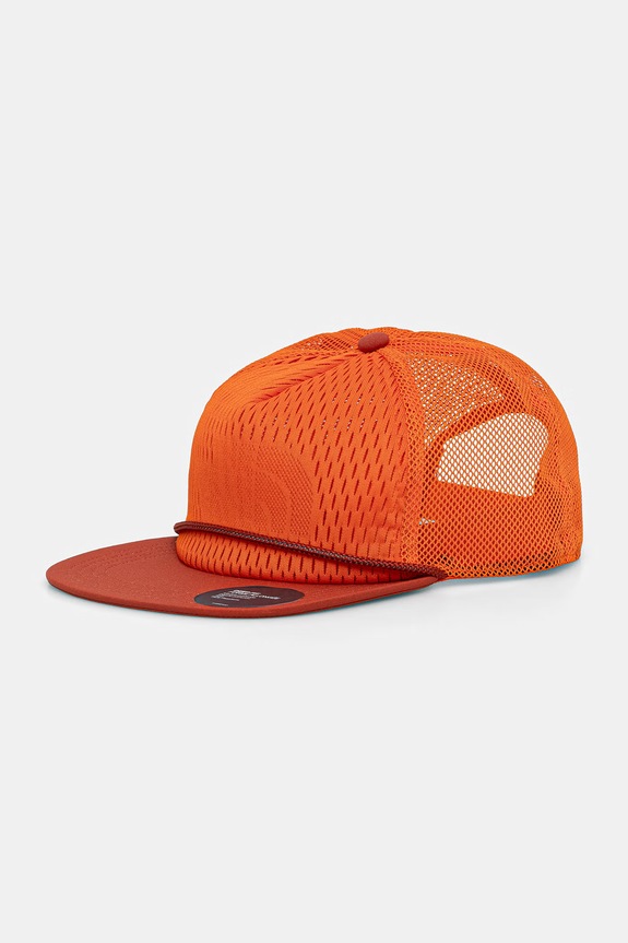 The North Face καπέλο με γείσο RUNNER TRUCKER πορτοκαλί NF0A8EQ1JY01