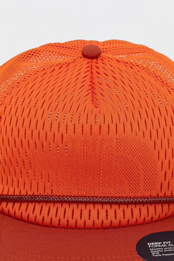 The North Face καπέλο με γείσο RUNNER TRUCKER NF0A8EQ1JY01 πορτοκαλί SS26