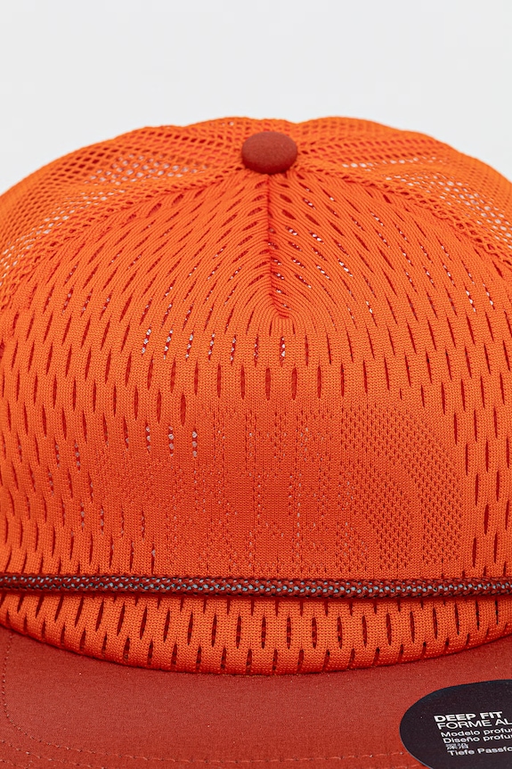 The North Face καπέλο με γείσο RUNNER TRUCKER NF0A8EQ1JY01 πορτοκαλί SS26