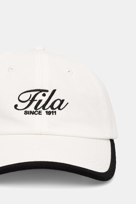 Fila șapcă baseball din bumbac SOLAIO FCU0173 bej SS26