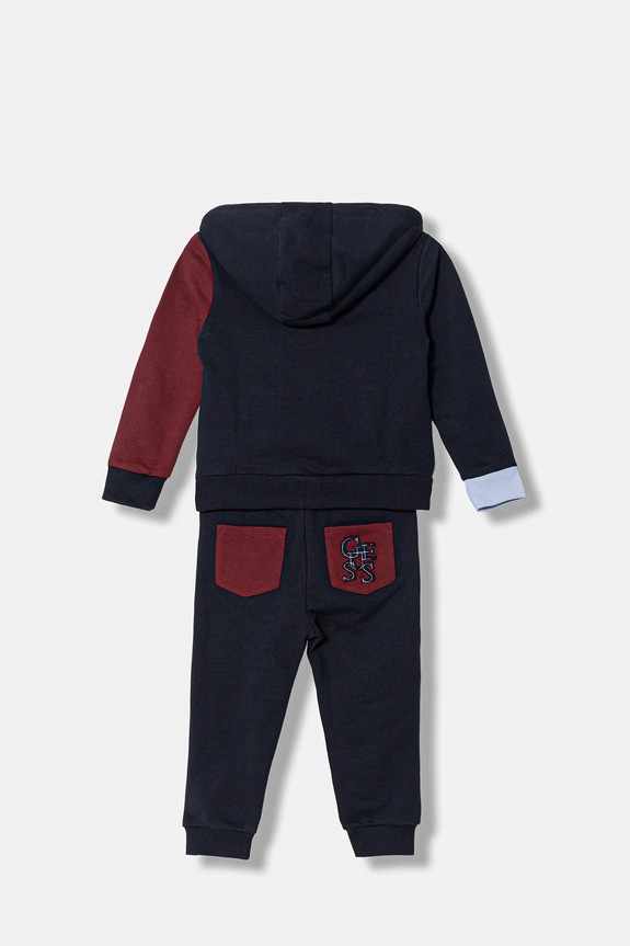 Guess trening de bumbac pentru bebeluși I6RG07.KA6R4.PPY2 bleumarin SS26