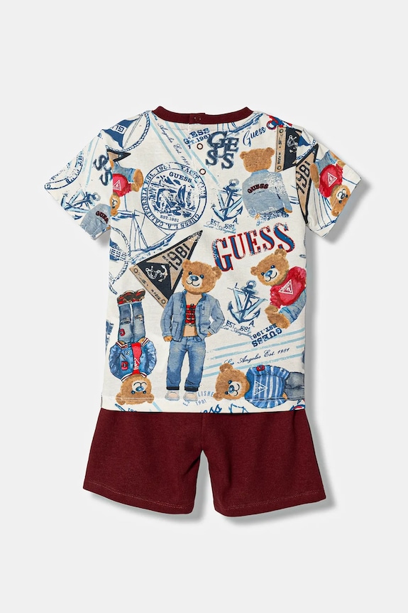 Pamučni komplet za bebe Guess 2-pack I6RG08.K8HM4.PPY2 bordo SS26