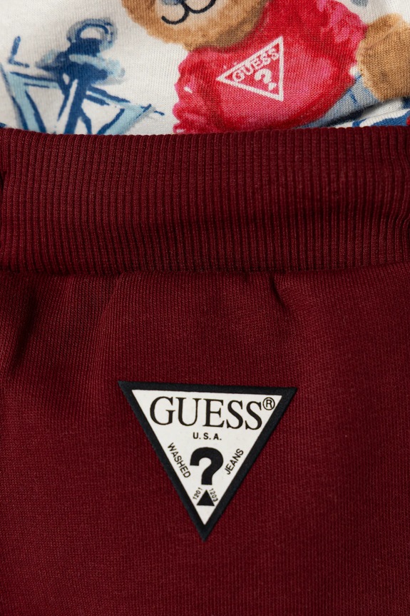 Pamučni komplet za bebe Guess 2-pack bordo I6RG08.K8HM4.PPY2