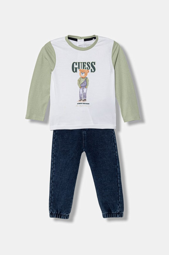 Σετ μωρού Guess 2-pack βαμβάκι λευκό I6RG17.K8HM4.PPY2