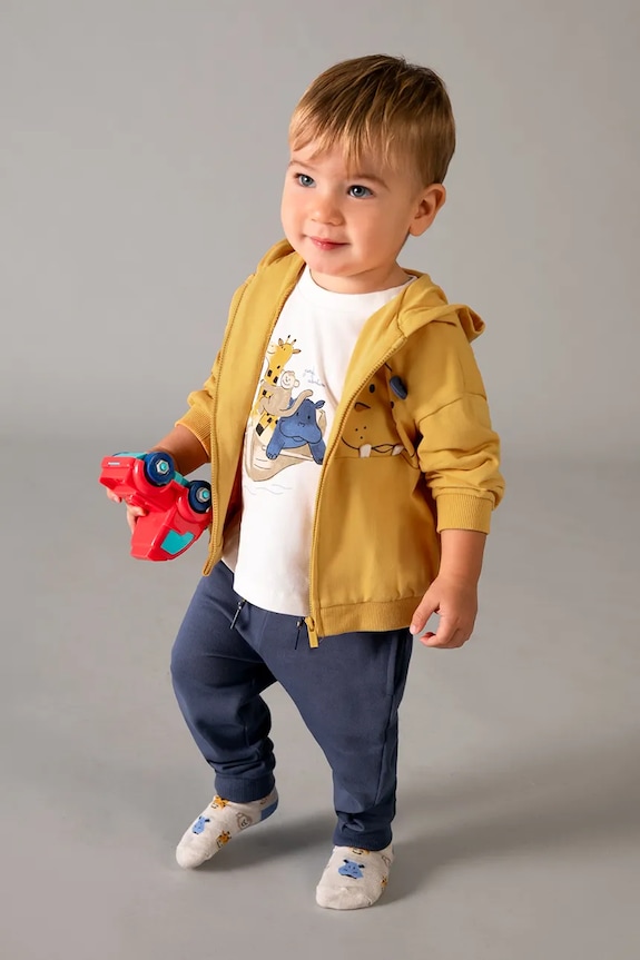 Mayoral trening copii tricotaj galben 1833.3G.Baby.PPY2
