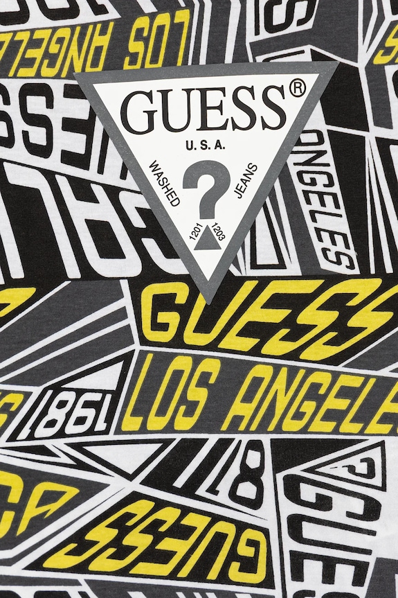 Guess set de bumbac pentru copii negru N6RG00.K8HM4.PPY2