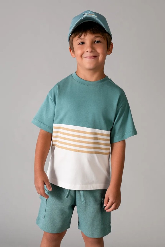 Detská súprava Mayoral 3601.5C.Mini.PPY2 tyrkysová