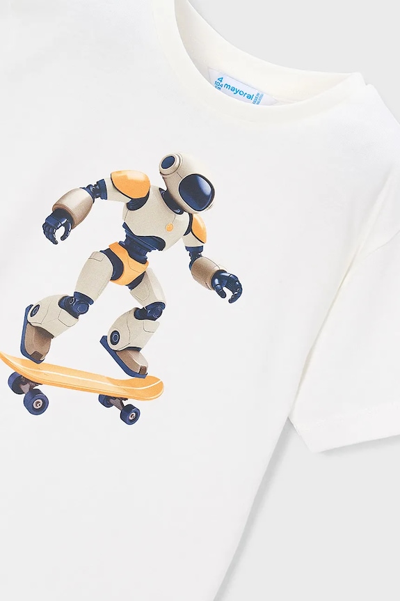 Детский комплект из хлопка Mayoral оранжевый 3604.5E.Mini.PPY2