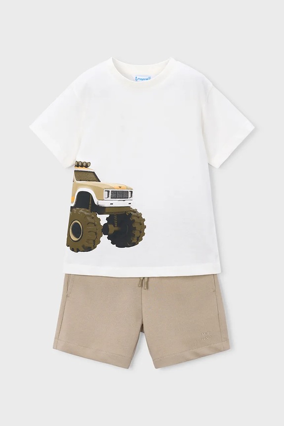 Mayoral set di lana bambino/a maglia beige 3605.5F.Mini.PPY2