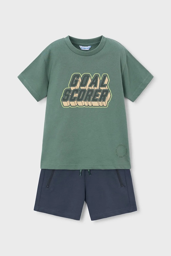 Otroški bombažen komplet Mayoral Pletenina zelena 3606.5G.Mini.PPY2