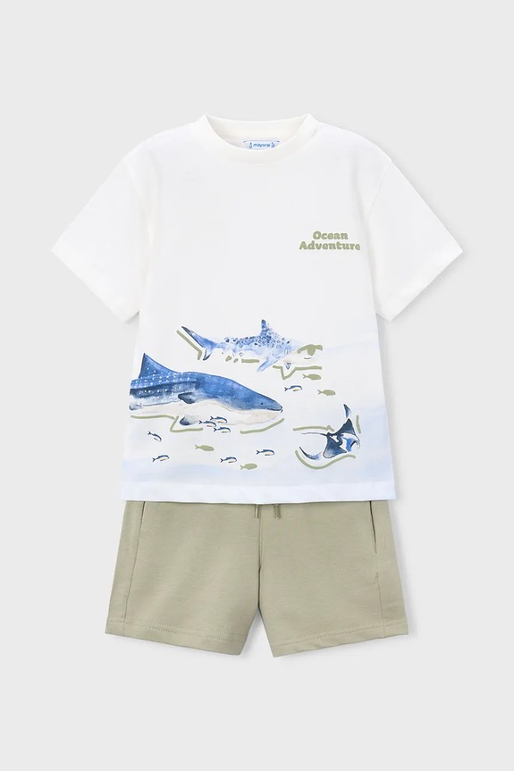 Детский комплект Mayoral с эластаном зелёный 3610.5J.Mini.PPY2