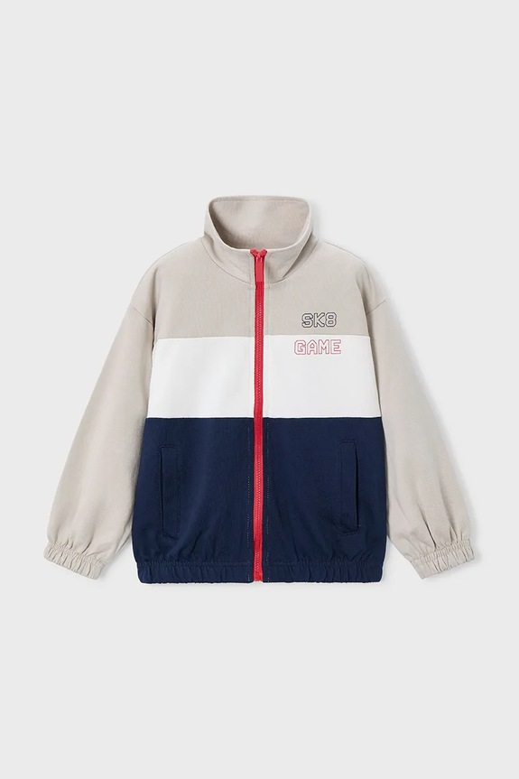 Mayoral dres dziecięcy 3883.5E.Mini.PPY2 beżowy SS26