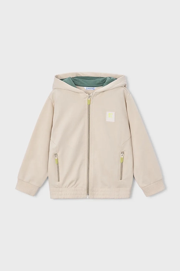 Mayoral dres dziecięcy 3884.5F.Mini.PPY2 zielony SS26