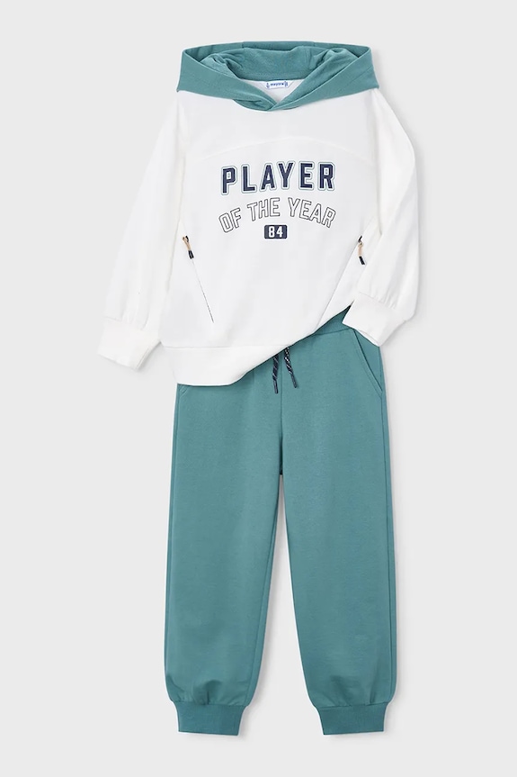 Mayoral tuta per bambini maglia turchese 3885.5G.Mini.PPY2