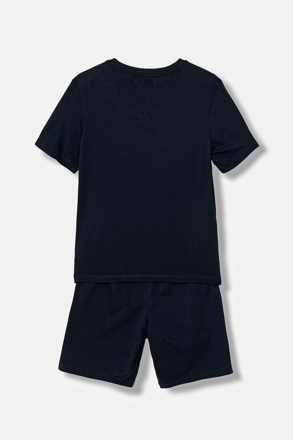 EA7 Emporio Armani set de bumbac pentru copii 7B000302.AF10375 bleumarin SS26