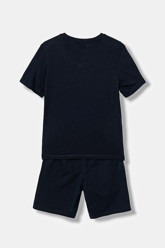 EA7 Emporio Armani set de bumbac pentru copii 7B000302.AF10375 bleumarin SS26
