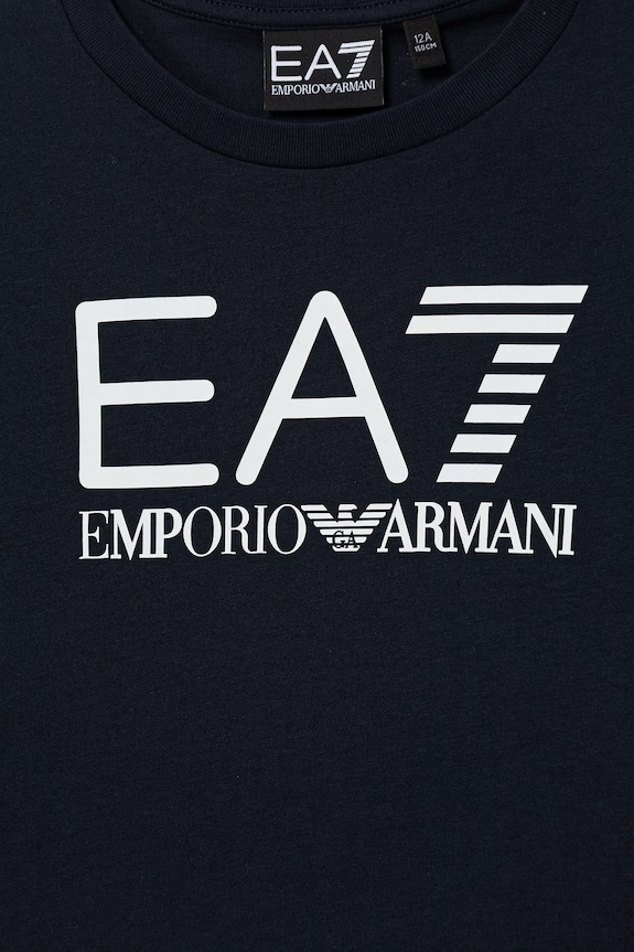 EA7 Emporio Armani set de bumbac pentru copii bleumarin 7B000302.AF10375
