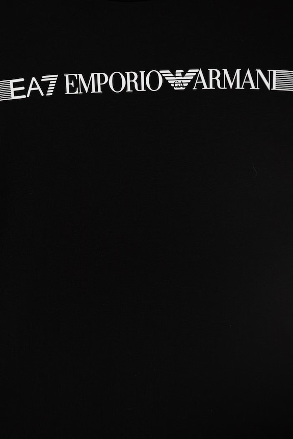 EA7 Emporio Armani compleu copii din bumbac negru 7B000267.AF12874
