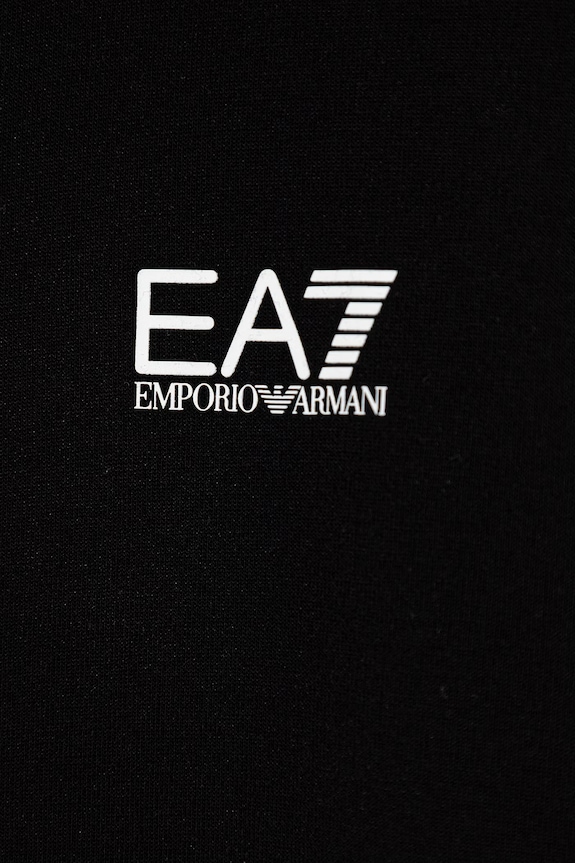 EA7 Emporio Armani dres dziecięcy z bawełną czarny 7B000266.AF20845